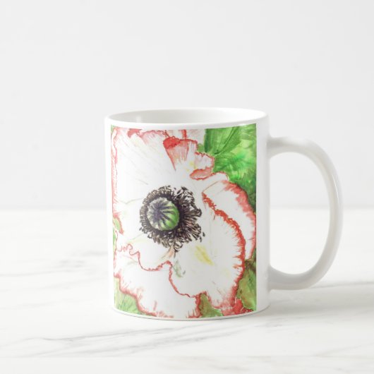 "Riesige Mohnblumen-" Tasse (Rechts)