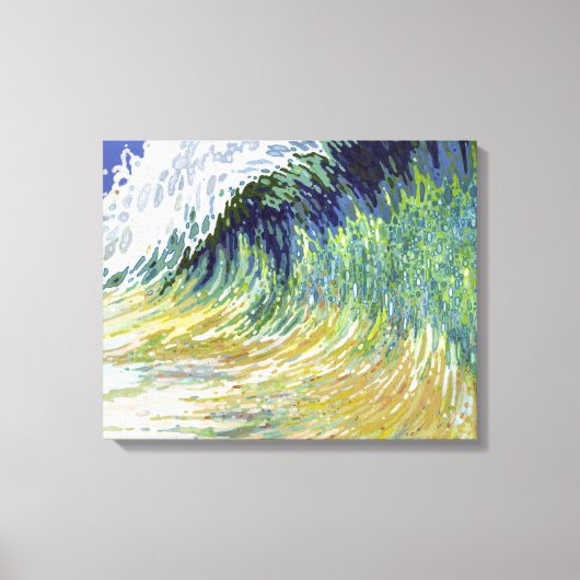 Riesige Ocean Wave Surf Leinwand Beach Art von Juu (Vorderseite)