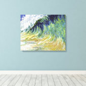 Riesige Ocean Wave Surf Leinwand Beach Art von Juu (Insitu (Holzboden))