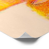 Riesige Orange Mum Poster (Ecke)