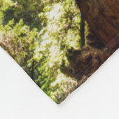Riesige Redwoods Fleecedecke (Ecke)