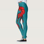 Riesige rote Panzerkrebse des Spaßes Leggings (Links)