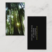 Riesige Rothölzer Visitenkarte (Vorne/Hinten)