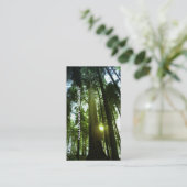 Riesige Rothölzer Visitenkarte (Stehend Vorderseite)