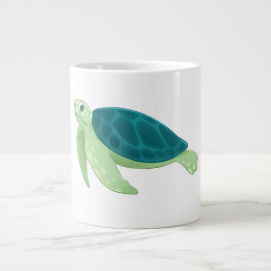 Riesige Schildkröten-Kaffeetasse Jumbo-Tasse (Vorderseite)
