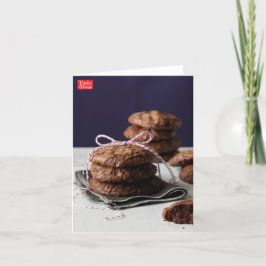 Riesige Schokoladenkuchen-Plätzchen Karte