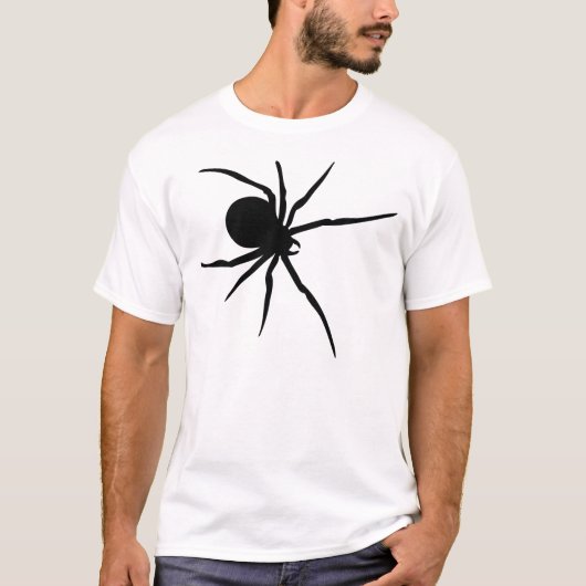 Riesige schwarze Spinne T-Shirt (Vorderseite)