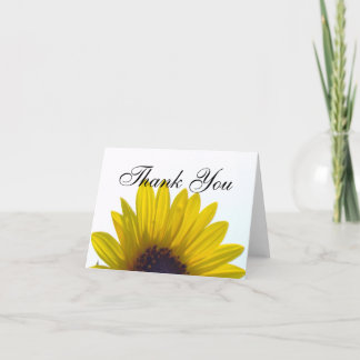 Riesige Sonnenblume danken Ihnen zu kardieren Dankeskarte
