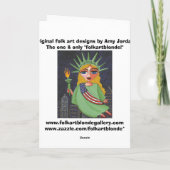 Riesige Sonnenblume - Grußkarte Karte (Rückseite)