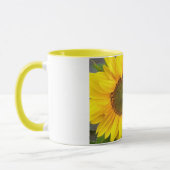 Riesige Sonnenblume-Tasse mit gelbem Innenraum Tasse (Links)