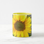 Riesige Sonnenblume-Tasse mit gelbem Innenraum Tasse (Zentrum)