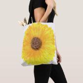 Riesige Sonnenblumen-Einkaufstasche Tasche (Von Nahem)