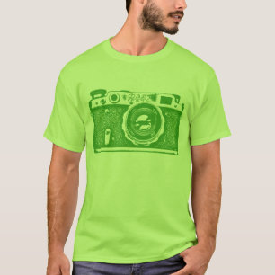 Riesige sowjetisch-russische Kamera - Avocado-Grün T-Shirt