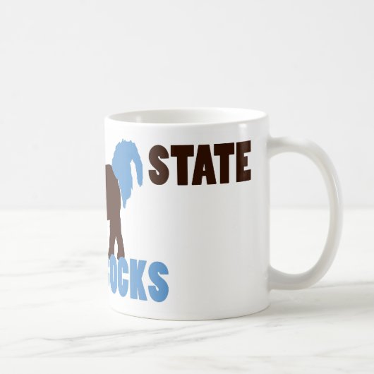 Riesige Staats-Kampfhahn-Tasse Kaffeetasse (Rechts)
