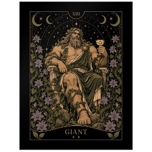 Riesige, sternenklaren Tarot-Kunst Postkarte