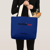 Riesige Tasche - #BothSidesDont (Vorderseite (Produkt))