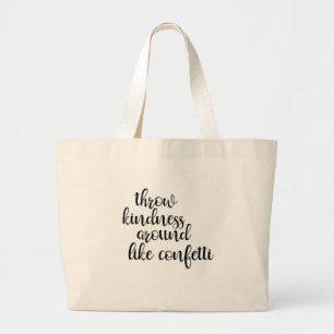 Riesige Tasche mit Inspirational Mitteilung