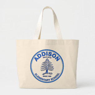 Riesige Taschen-Tasche, blaues Logo Jumbo Stoffbeutel
