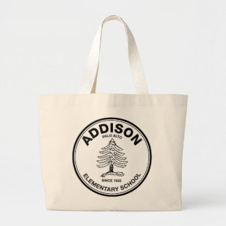 Riesige Taschen-Tasche, schwarzes Logo Jumbo Stoffbeutel