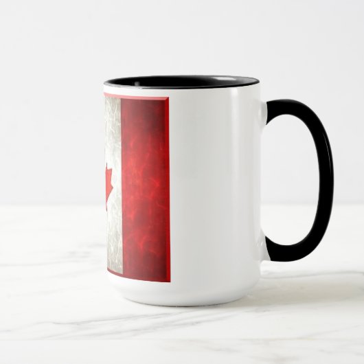 riesige Tasse 15oz Canadain Flagge (Rechts)