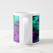 Riesige Tasse des Fraktal-Marmor-4-2 (Rückseite)