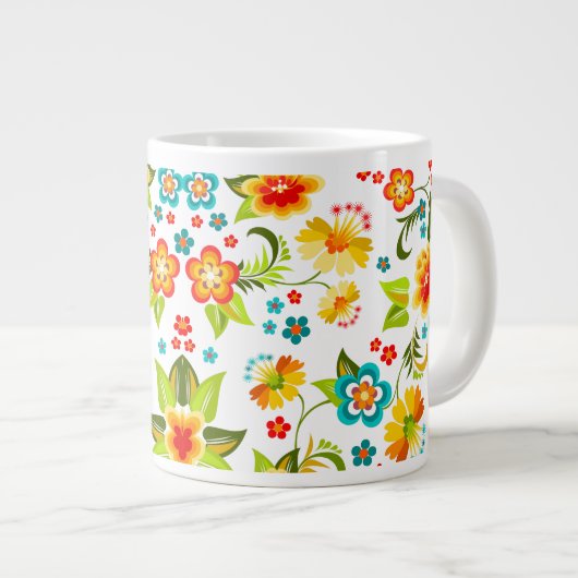 Riesige Tasse des Muster-1 (Vorderseite Rechts)