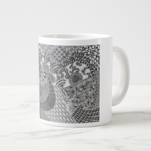 Riesige Tasse mit Grafik (Vorderseite Rechts)