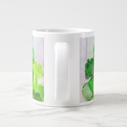 Riesige Tasse - Pelargonien im August (Rückseite)