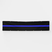Riesige Thin Blue Line-Standardversion Banner (Horizontal)