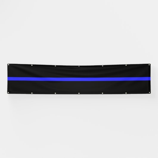 Riesige Thin Blue Line-Standardversion Banner (Horizontal)