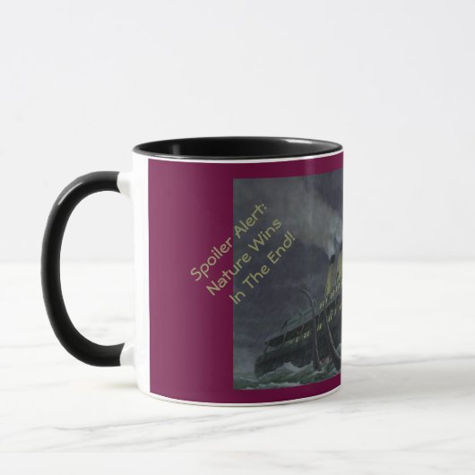 Riesige Tintenfisch-Tasse Tasse (Links)