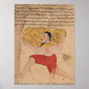 Riesige tragende Berge Poster