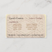 Riesige Visitenkarte (Rückseite)