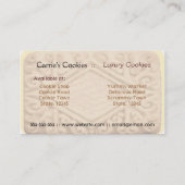 Riesige Visitenkarte (Rückseite)