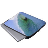 Riesige Wave Nias Island Laptop-Sieb Laptopschutzhülle (Vorne Knopf)