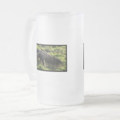 Riesiger Anteater-mattierte Bier-Tasse Mattglas Bierglas (Vorderseite Links)