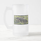 Riesiger Anteater-mattierte Bier-Tasse Mattglas Bierglas (Links)
