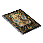 Riesiger, Art Deco-Mythischer Notizblock (Rechte Seite)