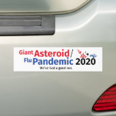 Riesiger Asteroid-/Grippe-PandemieAutoaufkleber Autoaufkleber (Auf Auto)