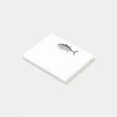 Riesiger Atlantischer Blauflossen-Thunfisch Realis Post-it Klebezettel (angewinkelt)
