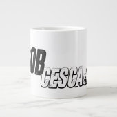 Riesiger Becher Bob Cesca Show Logo Jumbo-Tasse (Vorderseite)