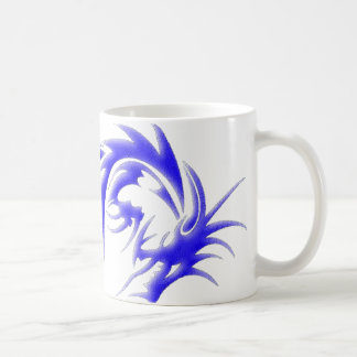 Riesiger blauer Drache Kaffeetasse