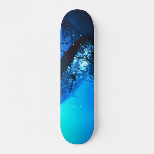 Riesiger Bluefin-Thunfisch gefangen in einem Netz Skateboard (Vorne)
