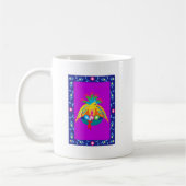 riesiger bunter Vogel Kaffeetasse (Links)