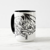 Riesiger Drache Tasse (Vorderseite Links)