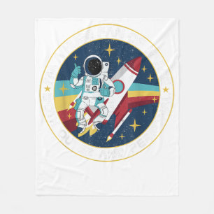 Riesiger Fan des Weltraums sowohl für die äußere a Fleecedecke