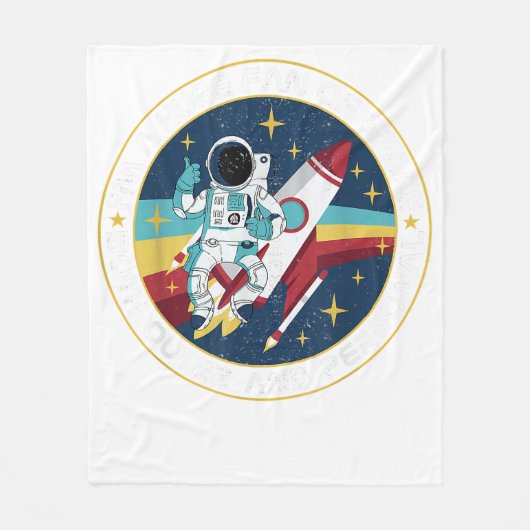 Riesiger Fan des Weltraums sowohl für die äußere a Fleecedecke (Vorderseite)