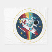 Riesiger Fan des Weltraums sowohl für die äußere a Fleecedecke (Vorderseite (Horizontal))