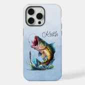 Riesiger Fisch aus dem Wasser iPhone Hülle (Rückseite)