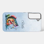 Riesiger Fisch aus dem Wasser Samsung Galaxy Hülle (Rückseite (Horizontal))